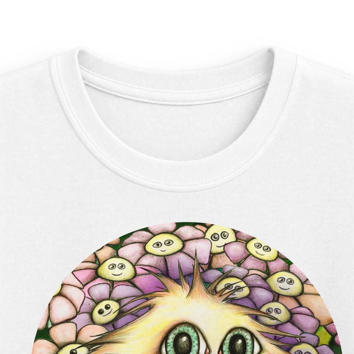 Happy Flower Friend Kids T-Shirt