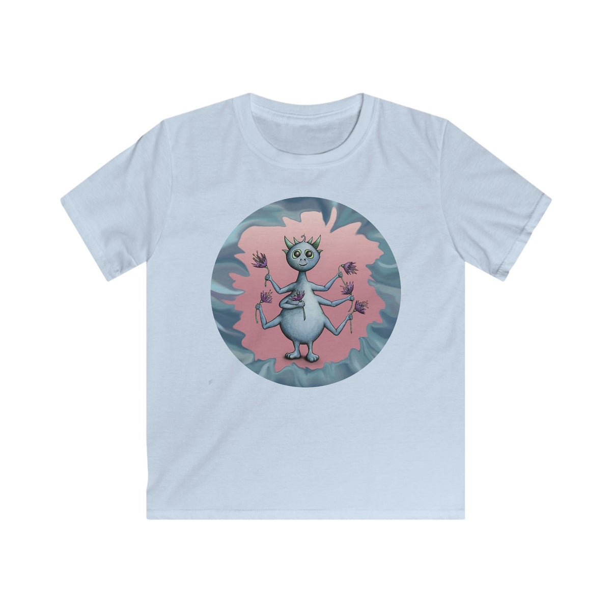 Alien  Space Monster Kids T-Shirt