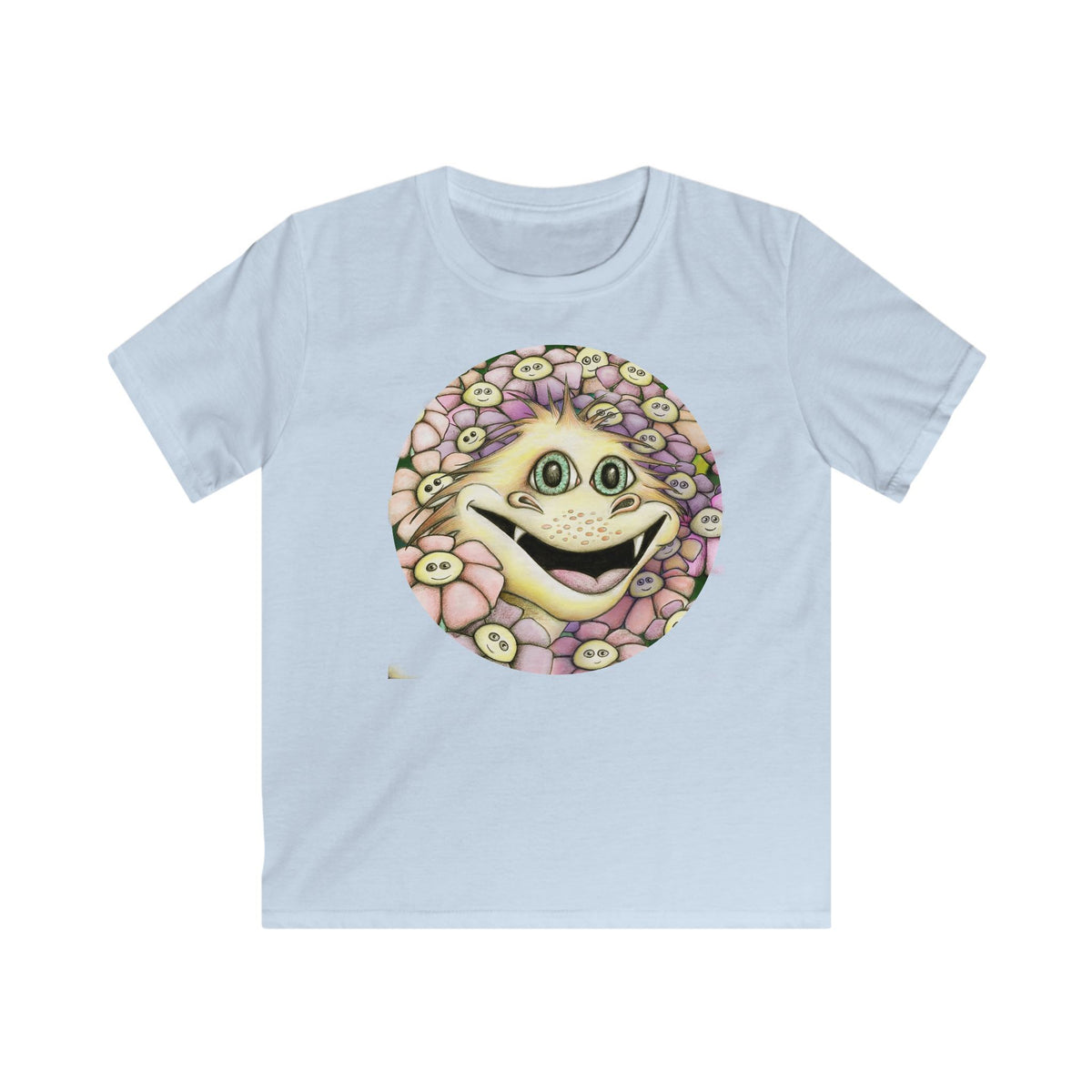 Happy Flower Friend Kids T-Shirt