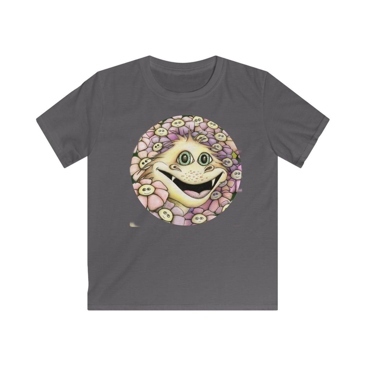 Happy Flower Friend Kids T-Shirt