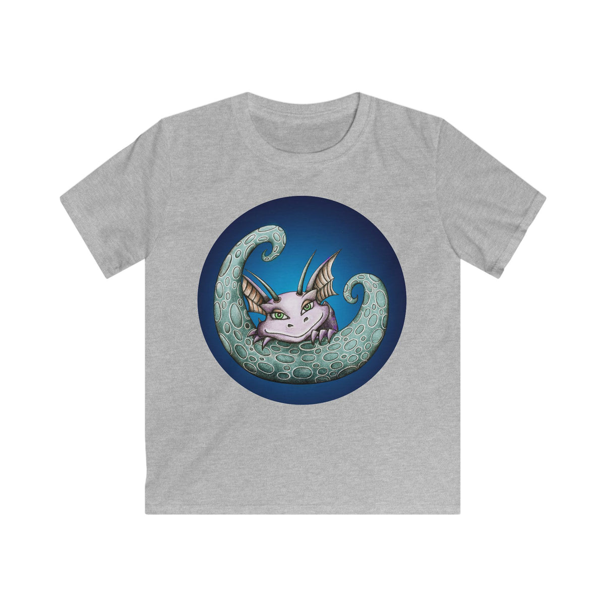 Happy Dragon Moon Kids T-Shirt