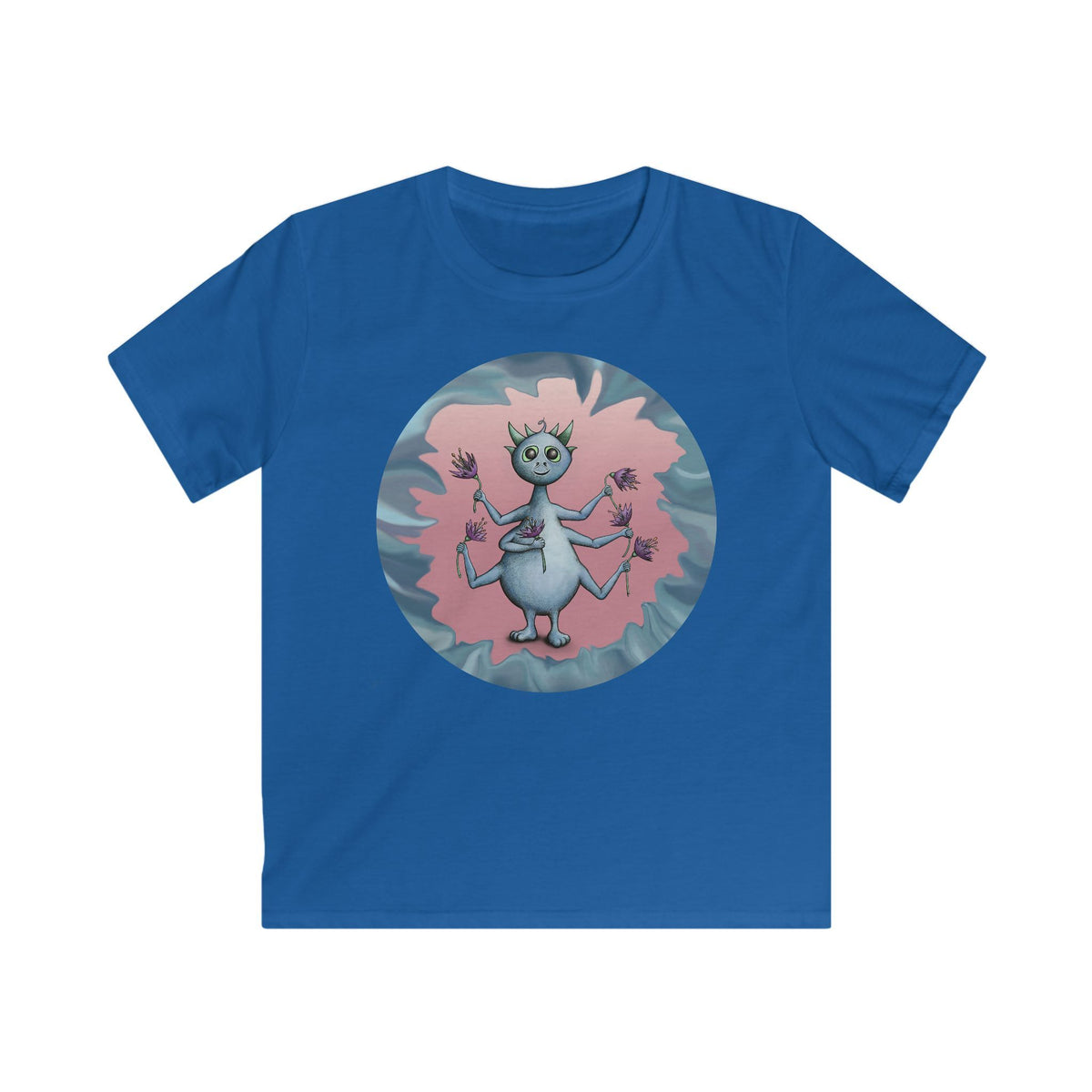 Alien  Space Monster Kids T-Shirt