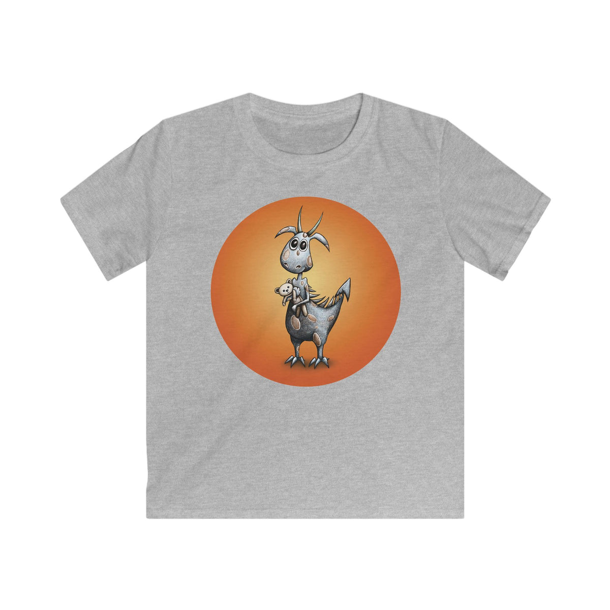 Little Dragon & Teddy Bear Kids T-Shirt