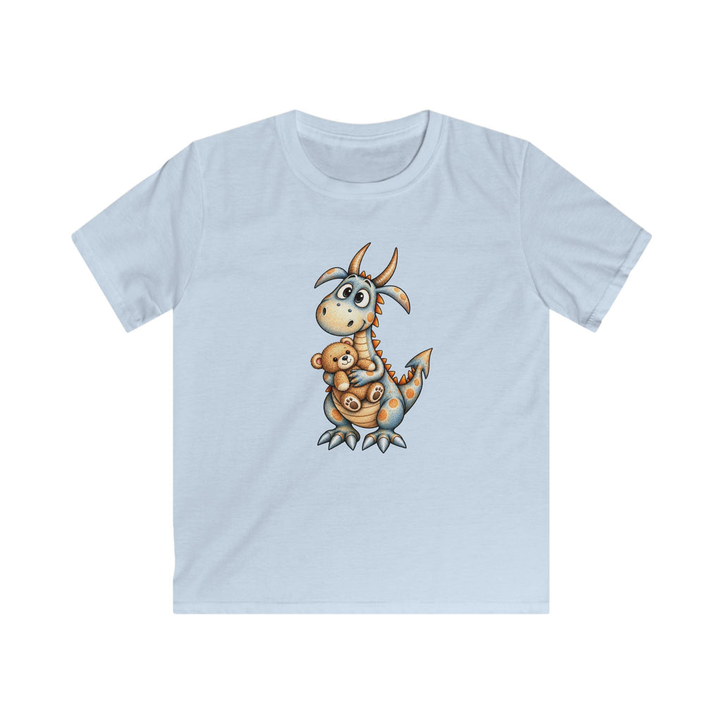 Little Dragon & Teddy Bear Kids T-Shirt